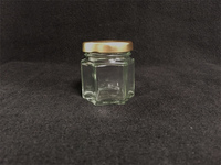 Hexagon Jar 1.5oz  with Lid Packed 24