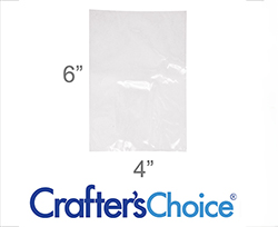 Shrink Wrap Flat Bag, 4 X 6, Poleolyfin