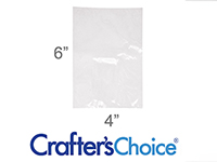 Shrink Wrap Flat Bag, 4 X 6, Poleolyfin