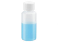 1 oz Natural Cylinder Bottle w/ lid