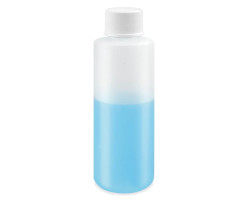 4 oz Natural Cylinder Bottle w/ lid
