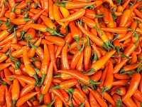 Sweet Orange Chili Pepper
