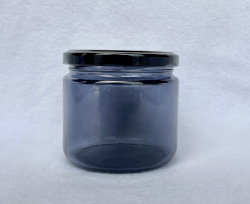 Salsa Smoky Glass 12 oz  Packed 12, w/lid, Irregular