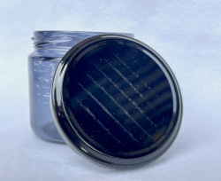 Salsa Smoky Glass 12 oz  Packed 12, w/lid, Irregular #4