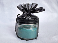 Black Organza Bag, 5X7 inches