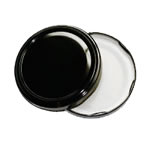63mm Black Twist Lids
