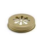 Gold Daisy Lid for Jelly & Mason Jars